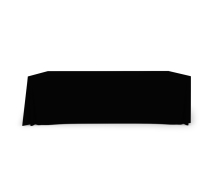 8' Pleated Table Covers - Black