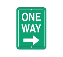 One Way Street Signs