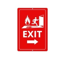 Exit Patio Signs