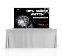 Silverstep Tabletop 60'' Retractable Banner Stand