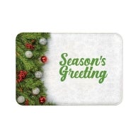 Season's Greeting Floor Mats