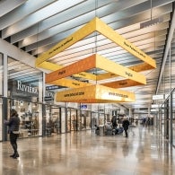 Skytube Tiered Square Hanging Banners