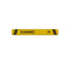 Write-On Custom Clearance Aluminum Sign (Reflective)