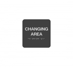 ADA Changing Area Braille Sign