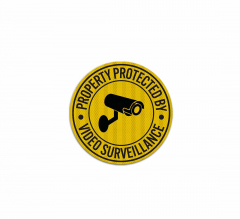 Property Protected Video Surveillance Decal (EGR Reflective)