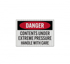 Chemical Contents Pressure Decal (EGR Reflective)