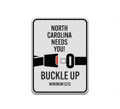 North Carolina Needs You! Aluminum Sign (Diamond Reflective)