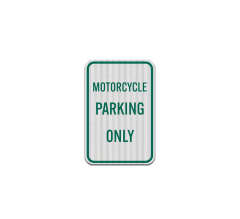 Motorcycle Parking Only Decal (EGR Reflective)