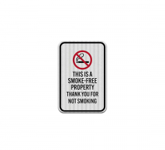 No Smoking Aluminum Sign (EGR Reflective)