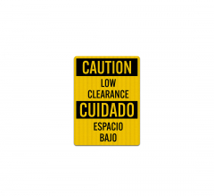 OSHA Bilingual Precaution Aluminum Sign (EGR Reflective)