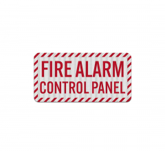 Fire Alarm Control Panel FACP Aluminum Sign (EGR Reflective)