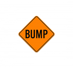 Speed Bump Aluminum Sign (Non Reflective)