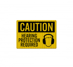 Hearing Protection Required Decal (EGR Reflective)
