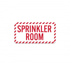 Sprinkler Room Plastic Sign