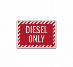 Diesel Only Decal (Reflective)
