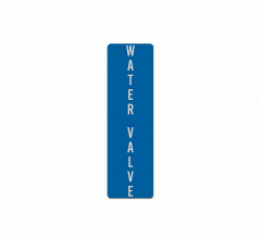 Water Valve Decal (Reflective)