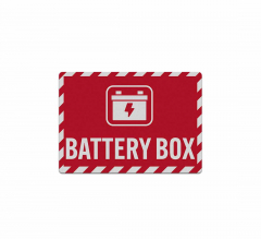 Battery Box Decal (Reflective)