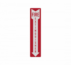 Fire Extinguisher Decal (Reflective)