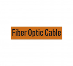 Voltage Marker Fiber Optic Cable Decal (Reflective)