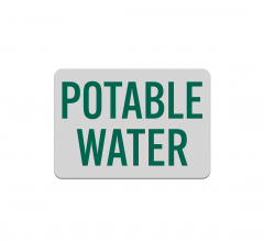 Potable Water Decal (Reflective)
