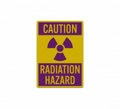 Radiation Hazard Decal (Reflective)
