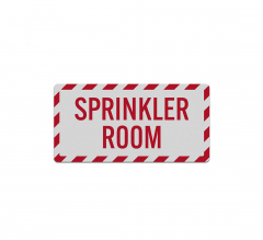 Fire Sprinkler Room Decal (Reflective)