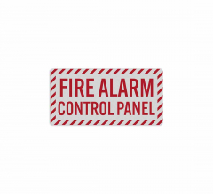 Fire Alarm Control Panel Decal (Reflective)