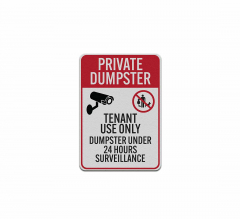 Tenant Use Only Decal (Reflective)