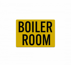 Boiler Room Door Decal (Reflective)