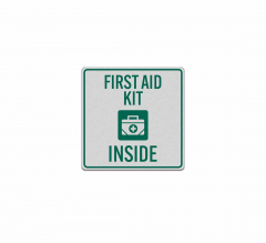 First Aid Kit Inside Decal (Reflective)