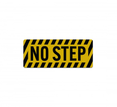 Floor Safety No Step Decal (Reflective)