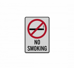 California No Smoking Symbol Decal (Reflective)