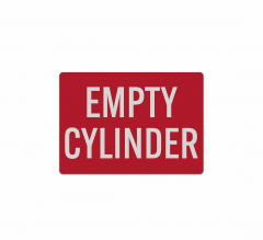 Empty Cylinder Decal (Reflective)