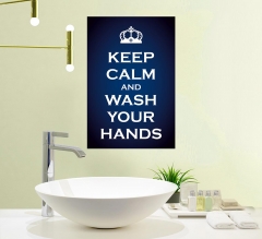 Keep Calm and Wash your Hands Vinyl Posters
