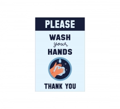 Please Wash your Hands Window Clings