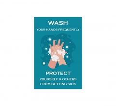 Covid-19 Prevention Wash your Hands Window Clings