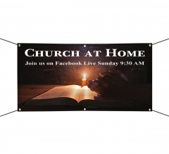 Church At Home Join Us On Facebook Vinyl Banners