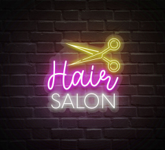 Hair Salon Neon Sign