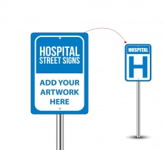 Hospital Street Signs