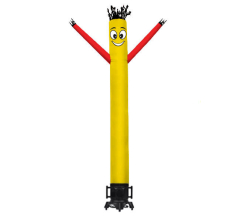 Yellow With Red Arms Inflatable Tube Man