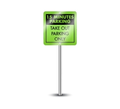 Reflective Parking Signs