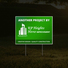 Cheap Contractor Signs - Reflective