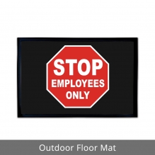 Employees Only Outdoor Floor Mats