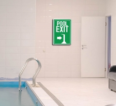 Exit Pool Signs