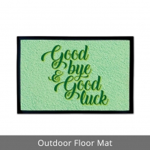 Good Bye Good Luck Outdoor Floor Mats