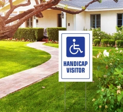 Handicap Yard Signs