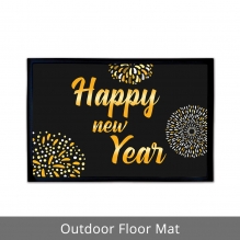 Happy New Year Outdoor Floor Mats