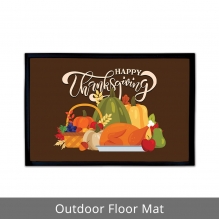 Happy Thanksgiving Outdoor Floor Mats