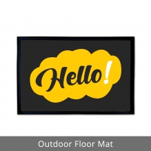 Hello Outdoor Floor Mats