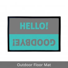 Hello Goodbye Outdoor Floor Mats